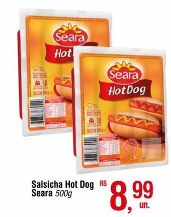 Fort Atacadista Salsicha Hot Dog Seara 500g oferta