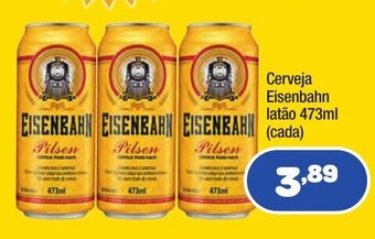Costazul Supermercados Cerveja Eisenbahn latao 473ml oferta
