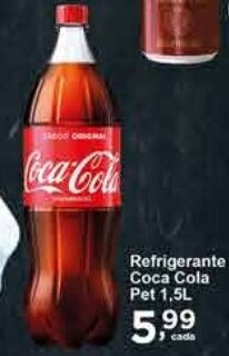 Rossi Supermercado Refrigerante Coca Cola Pet 1,5L oferta