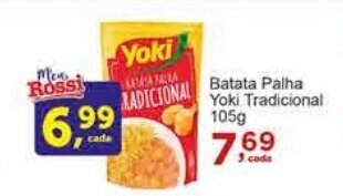Rossi Supermercado Batata Palha Yoki Tradicional 105g oferta