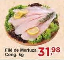 Rossi Supermercado Filé de Merluza Cong. kg oferta