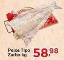 Rossi Supermercado Peixe Tipo Zarbo kg oferta