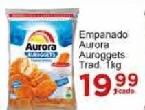 Rossi Supermercado Empanado Aurora Auroggets Trad, 1kg oferta