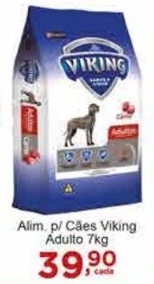 Rossi Supermercado Alim. p/ Cães Viking Adulto 7kg oferta