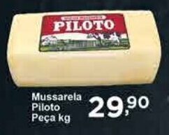 Rossi Supermercado Mussarela Piloto Peça kg oferta
