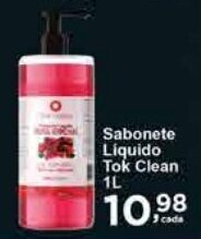 Sabonete Líquido Tok Clean 1L
