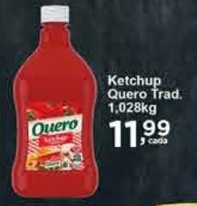 Rossi Supermercado Ketchup Quero Trad. 1,028kg oferta