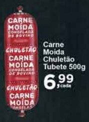 Rossi Supermercado Carne Moida Chuletão Tubete 500g oferta