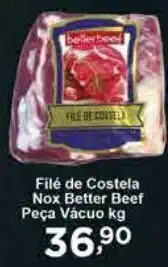 Rossi Supermercado Filé de Costela Nox Better Beef Peça Vácuo kg oferta