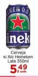 Rossi Supermercado Cerveja s/Alc Heineken Lata 350ml oferta