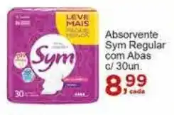 Rossi Supermercado Absorvente Sym Regular com Abas c/ 30un. oferta