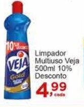 Rossi Supermercado Limpador Multiuso Veja 500ml 10% Desconto oferta