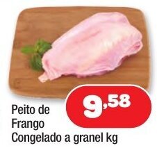 Costazul Supermercados Peito de frango congelado a granel 1kg oferta
