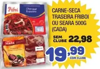 Costazul Supermercados Carne Seca Traseiro Friboi ou Seara 500g oferta