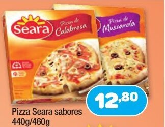 Costazul Supermercados Pizza Seara sabores 440g/460g oferta