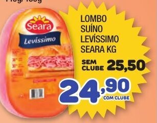 Costazul Supermercados Lombo Suino Levissimo Seara 1kg oferta