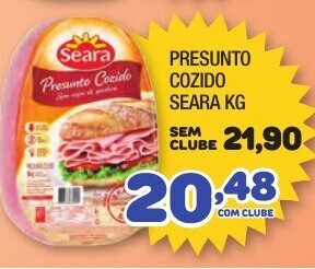 Costazul Supermercados Presunto Cozido Seara 1kg oferta