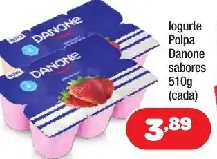 Costazul Supermercados Iogurte Polpa Danone Sabores 510g oferta