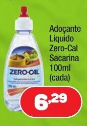 Costazul Supermercados Adocante Liquido Zero Cal Sacarina 100ml oferta