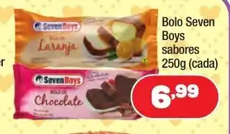 Bolo Seven Boys Sabores 250g