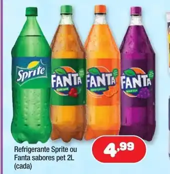 Costazul Supermercados Refrigerante Sprite ou Fanta sabores pet 2l oferta
