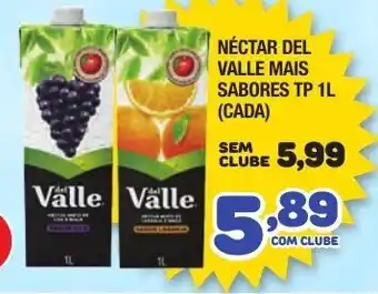Costazul Supermercados Nectar Del Valle Mais sabores TP 1L oferta