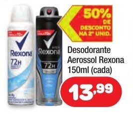 Costazul Supermercados Desodorante Aerossol Rexona 150ml oferta