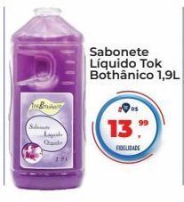 Tonin Superatacado Sabonete líquido tok bot.1,9l oferta