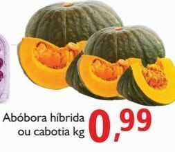 Supermercados ABC Abóbora híbrida ou cabotia kg oferta