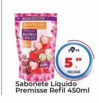 Tonin Superatacado Sabonete líquido premisse refil 450ml oferta
