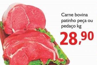 Supermercados ABC Carne bovina patinho kg oferta