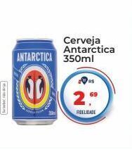 Tonin Superatacado Cerveja antarctica 350ml oferta