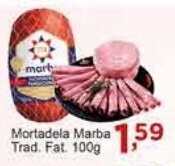 Rossi Supermercado Mortadela Marba Trad. Fat. 100g oferta