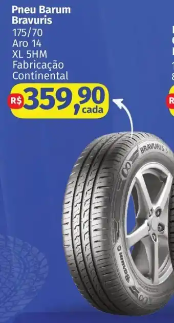 Supermercados Mateus Pneu Barum Bravuris 175/70 oferta