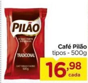 Carrefour Café Pilão tipos - 500g oferta