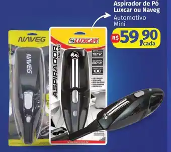 Supermercados Mateus Aspirador de Pó Luxcar ou Naveg Automotivo Mini oferta