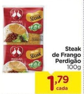 Carrefour Steak de Frango Perdigão 100g oferta