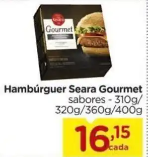 Carrefour Hambúrguer Seara Gourmet sabores - 310g/ 320g/360g/400g oferta
