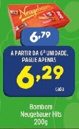Arena Atacado Bombom Neugebauer Hits 200g oferta
