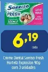 Creme Dental Sorriso Hortela Explosion 90g