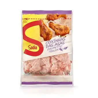 Coxinha da asa de frango sadia aperitivo 1kg