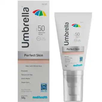 Umbrella perfect skin tom claro fps50 50g