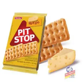 Biscoito pit stop queijo 162g
