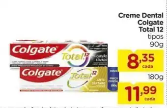 Carrefour Creme Dental Colgate Total 12 tipos 90g oferta