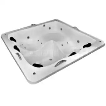 Spa quadrado napole completo com hidro em acrílico (1,96 x 1,96 x 0,86)
