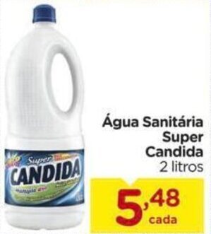 Carrefour Água Sanitária Super Candida 2 litros oferta
