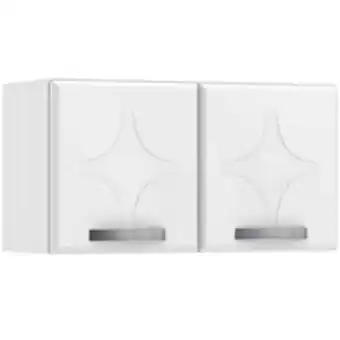 Bemol Armário de cozinha aéreo 2 portas telasul rubi gel aço branco 811002 oferta
