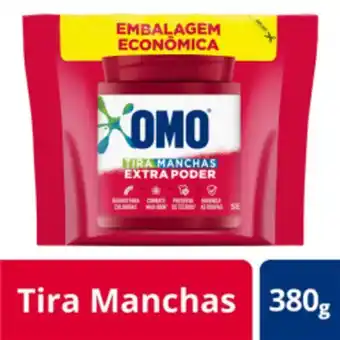 Tira manchas omo 380g extra poder bag