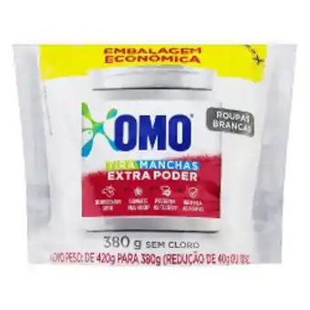 Supermercado Dalben Tira manchas omo 380g extra poder bag roupas brancas oferta