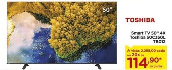 Smart TV 50" 4K Toshiba 50C350L TB012